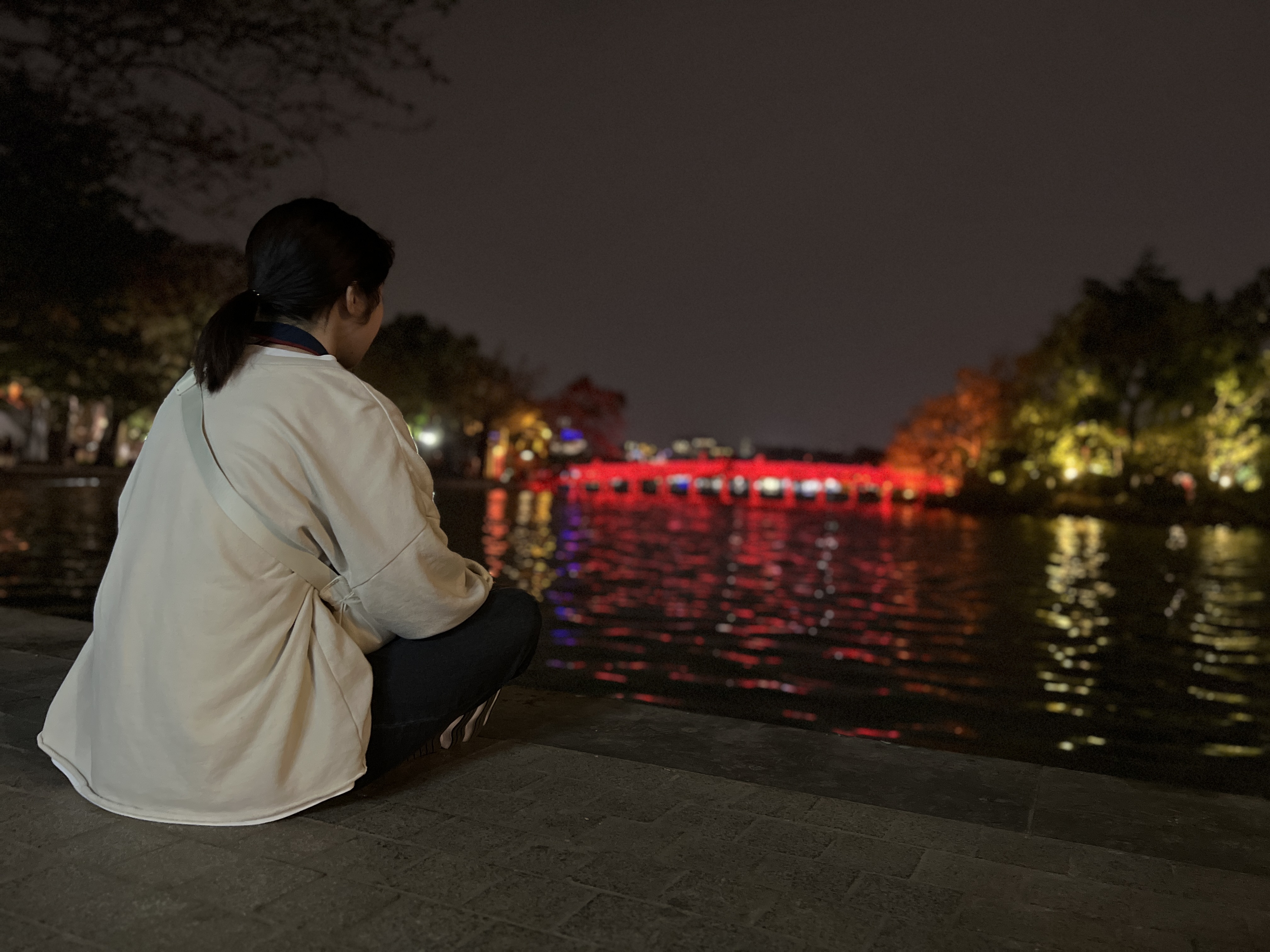 ベトナム・ハノイにて　湖