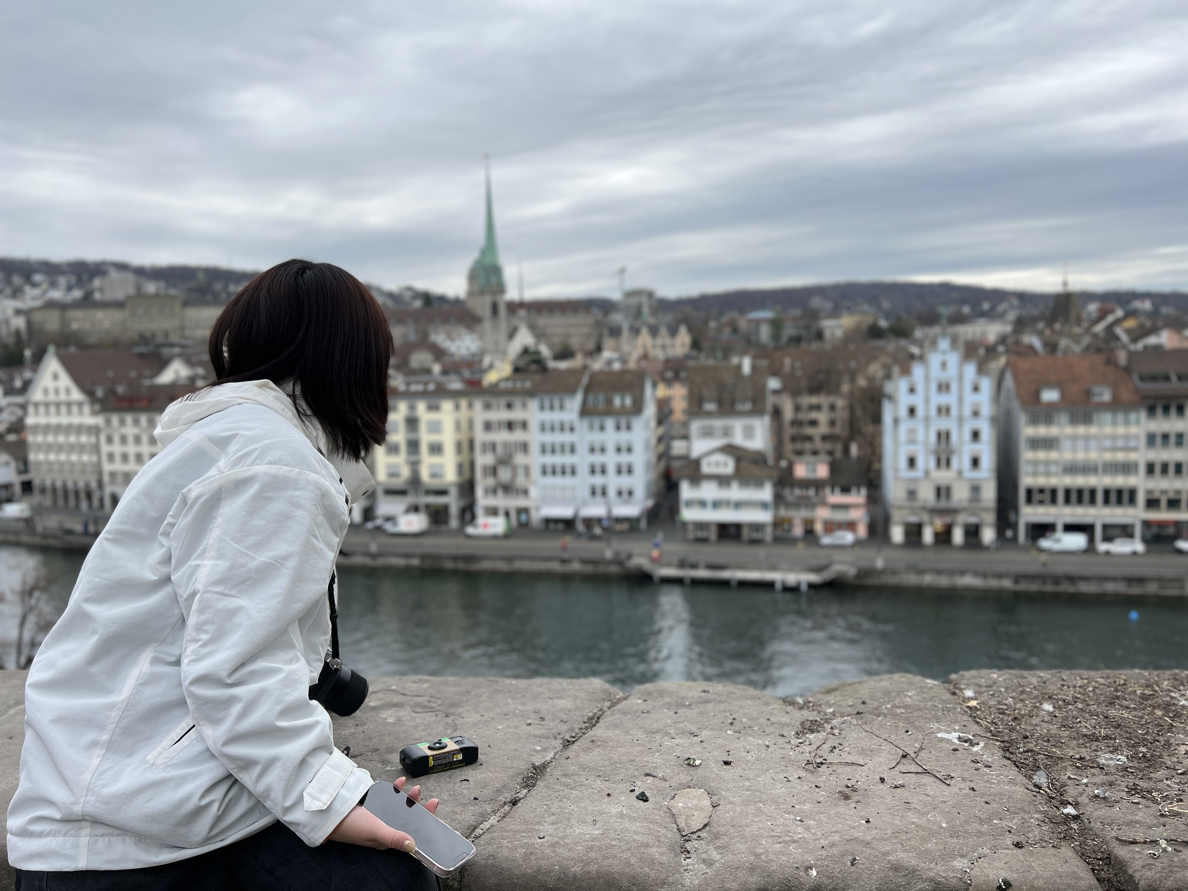 スイス・チューリッヒ　リンデンホフの丘から